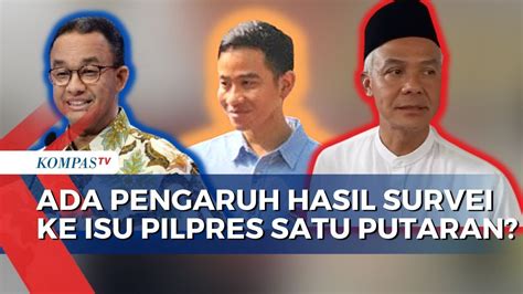 Begini Kata Anies Gibran Ganjar Soal Isu Pilpres Satu Putaran Dan