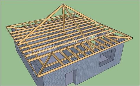 угловые выноса и ветровые доски шатровой крыши | Simple bungalow house ...