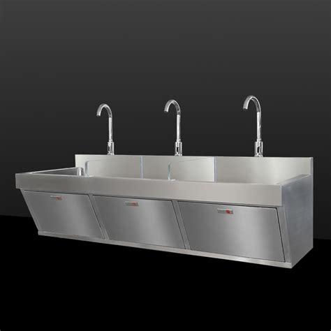 Supply Stainless Steel Medical Surgical Scrub Sink For Hospital