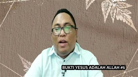 Pdt Esra Soru Bukti Yesus Adalah Allah Youtube