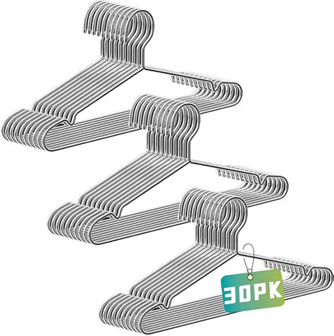 Rebrilliant Rall Wire Hangers 30 Pack Metal Hangers For Clothes Hangers