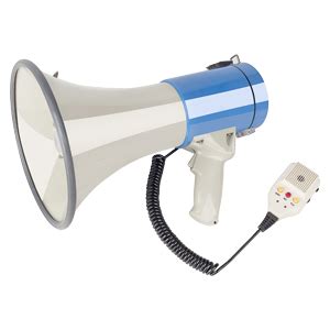 MyMealivos - Altavoz megáfono de 50 W con sirena, grabación 240S ...