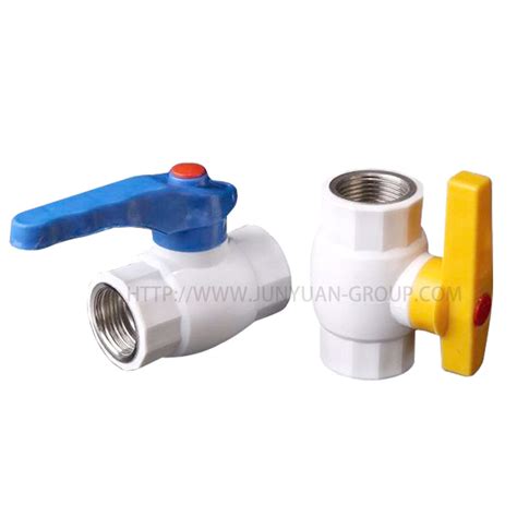 Ppr Blue Handle Water Tube Valve Hot Melt Double Connecting Pvc