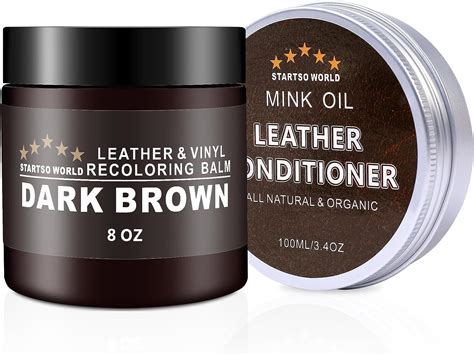 Amazon Startso World Leather Recoloring Balm With Mink Oil Leather