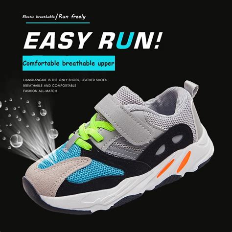 Г. Осенняя повседневная обувь для детей, девочек и мальчиков, дышащие ...