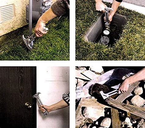 4 In 1 Emergency Tool Gas And Water Shut Off Pry Bar 4 In 1 Non