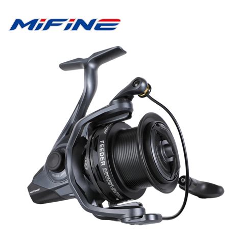 MIFINE FEEDER CONFIDENT Fishing Reel 10KG Max Drag 6+1BB Worm Shaft ...
