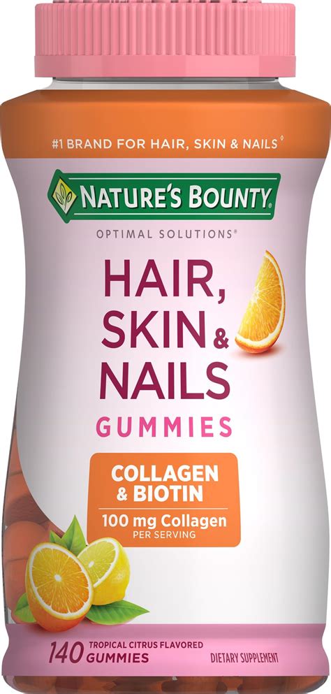 Amazon.com: Nature’s Bounty Hair Growth Gummies for Supporting Thicker