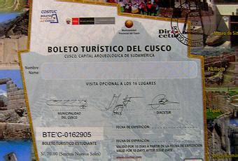 Boleto Turistico Le Ticket Touristique Cusco D Couvrir