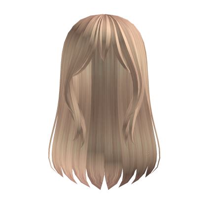 Long Blonde Anime Hair Roblox