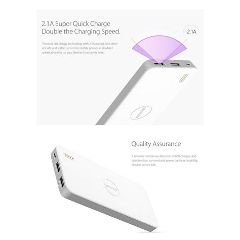 Romoss 10000mAh Polymos 10 Air Portable Powerbank Slim Power Bank ...