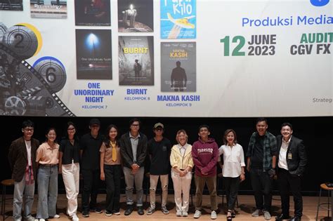 Film Karya Mahasiswa Vokasi Tayang Di Cgv Cinemas Universitas Indonesia