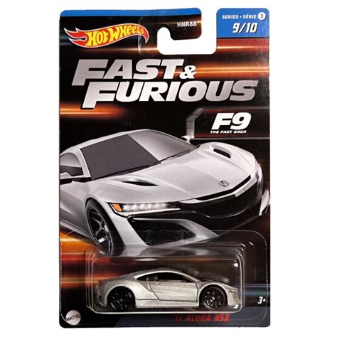 Метална кола Hot Wheels Acura NSX Бързи и яростни Сив eMAG bg
