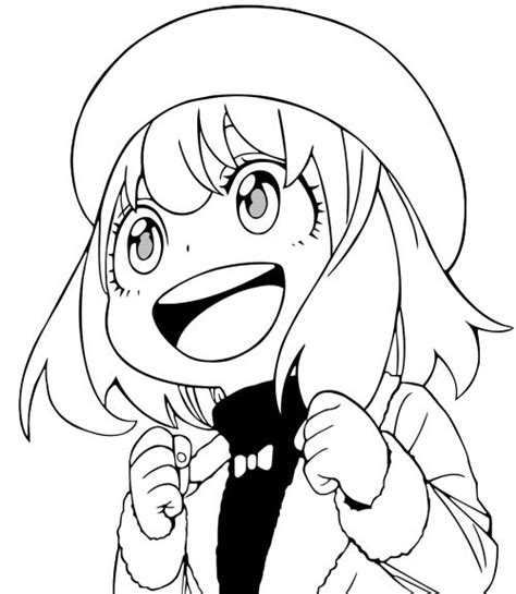 Anya Forger Smile Manga Png Anime Sketch Manga Smile Drawing