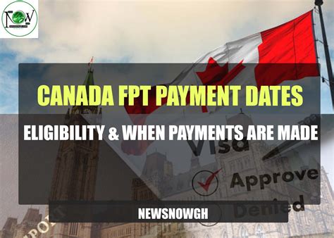 Canada FPT Payment Dates Eligibility Payments Are Made