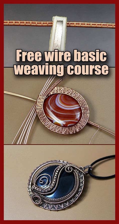 Wire Wrap Tutorials Free Wire Basic Weaving Course Wire Wrapped Jewelry Tutorials Wire Wrap