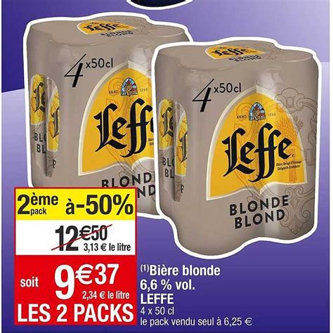 Promo Bi Re Blonde Vol Leffe Chez Cora Icatalogue Fr