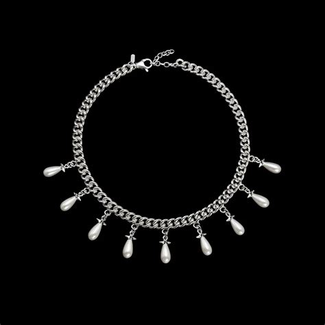 Chunky Chain Pearls Necklace Maria Nilsdotter Nordic Spectra