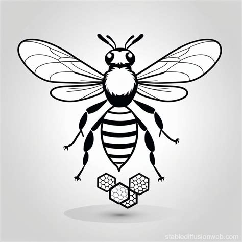 Bees Honeycomb Creation Stable Diffusion Online
