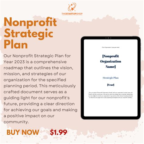 Nonprofit Strategic Plan Template – The Startup Shop