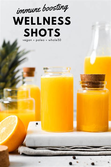 Immune Boosting Wellness Shots Vegan Paleo Whole Artofit