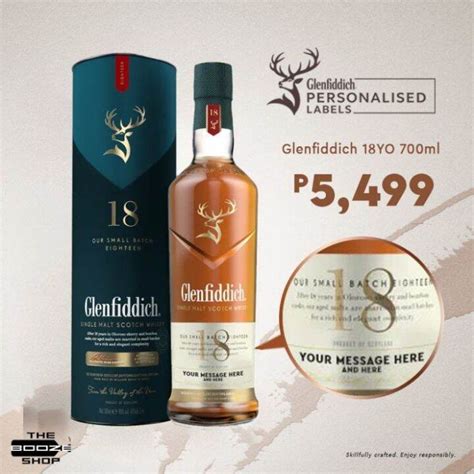 Glenfiddich 18yo 700ml W Personalized Label Lazada Ph