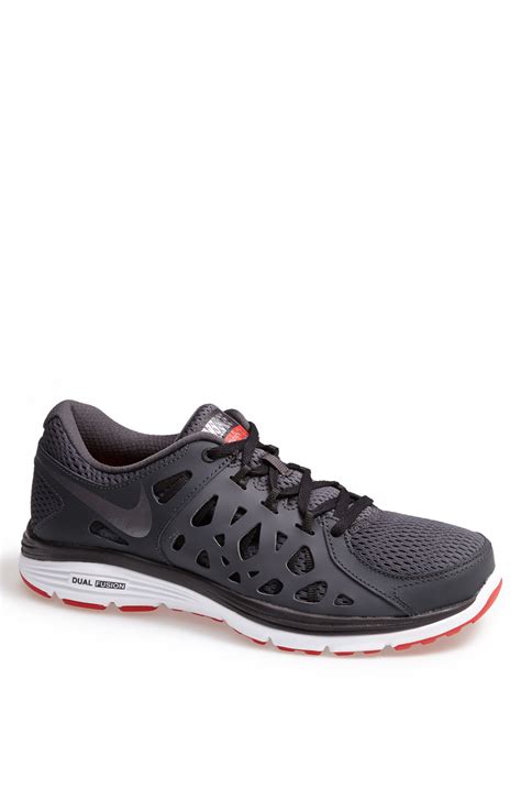 Nike Dual Fusion Run 2 Running Shoe in Gray for Men (Anthracite/ Cool ...