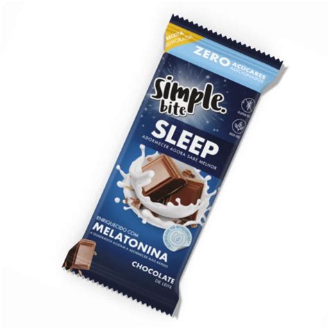 Sleep Chocolate - Chocolate de leite Sleep com melatonina - alto teor em fibra