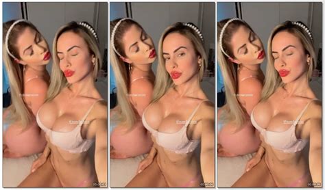 Nanda Cassuriaga Showing Off With Her Hot Friend Vitoria Grojahann Cnn Amador