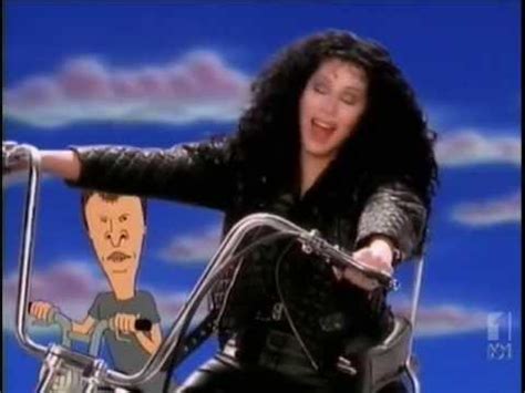 Cher With Beavis Butt Head I Got You Babe Achterin De