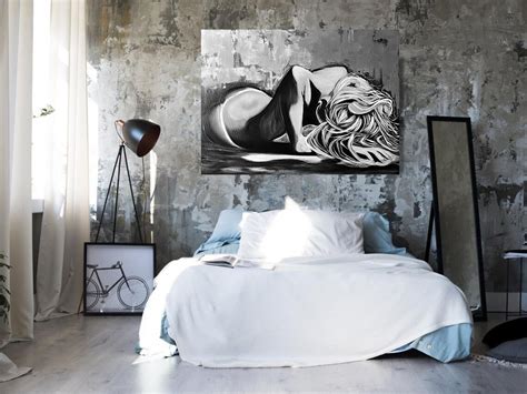 African Naked Woman Oil Painting Erotic Black Nudity Wall Art Etsy