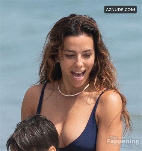 Eva Longoria Sexy Spotted Showing Off Her Hot Bikini Body At The Beach Club Nosso Marbella In
