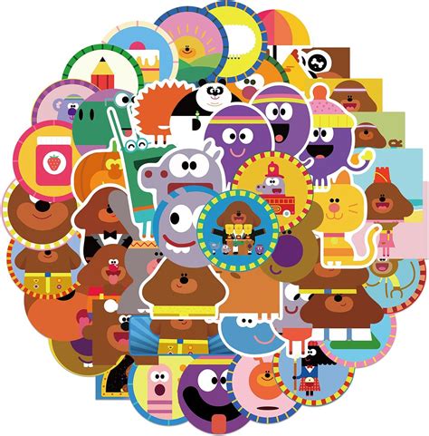 GYXR 50pcs Cute Hey Duggee Cartoon Stickers for Kids, India | Ubuy