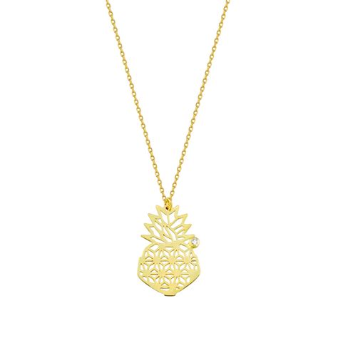 18K 0.890 ct Gold Pendant | LMS116 - Turkish Jewellery