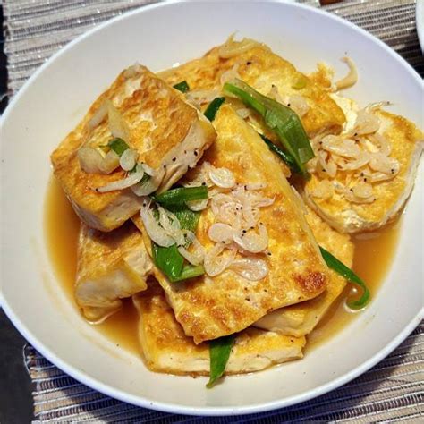 homemade fried totu rfood