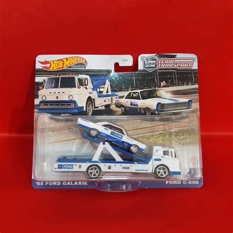 Jual Hot Wheels Premium 65 Ford Galaxie Ford C 800 Team Transport Car Culture Shopee Indonesia