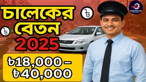 গাড়ির ড্রাইভারদের বর্তমান বেতন ও সুযোগ-সুবিধা ২০২৫||Car drive ...