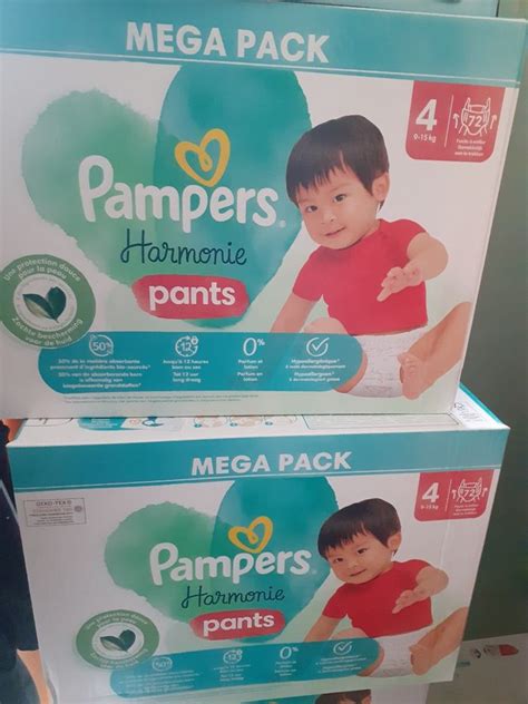 Lots Packs Couches Pampers Harmonie Taille Pampers Couche Pampers