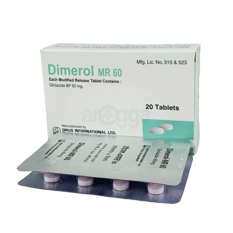 Dimerol MR 60mg Tablet Arogga Online Pharmacy