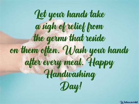 Global Handwashing Day 2022 Wishes, Quotes & Images - Wishes