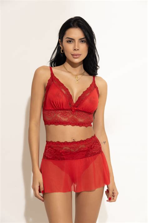 Conjunto Sainha Vanina Gabriela Lingerie