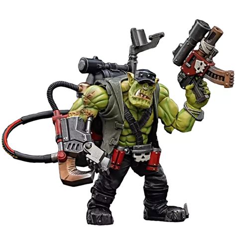 Купить Фигурка JoyToy Warhammer 40 000 Ork Kommandos Nob Nazbog в