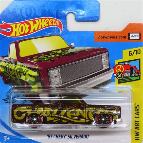 Chevy Silverado Hot Wheels Hw Art Cars Fyc Hotwheels