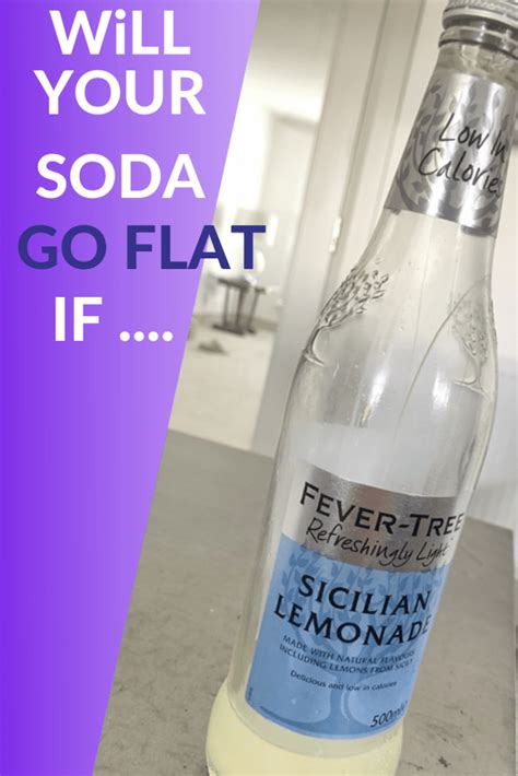 how to make a soda flat