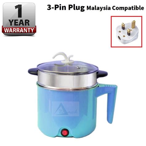 Hot Pot Stainless Steel Noodle Bowl Steamboat Pot W Food Steamer Rack Shopee Malaysia