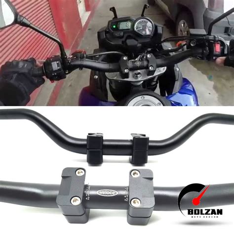 Guidão Esportivo Moto FAT BAT NAKED FAZER CB HORNET XJ NEXT Shopee Brasil