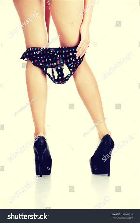 Slim Naked Woman Legs Heels Stock Photo Edit Now 291662318