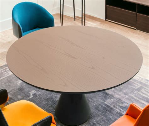 Pion Dining Table Round X H Cm Nude Sancal Single Piece Sancal Lh Fr