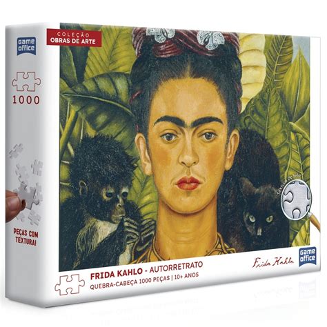 Quebra Cabeça Frida Kahlo - QUEBRA CABEÇA FRIDA KAHLO AUTORRETRATO 1000 PEÇAS TOYSTER PUZZLE OBRA ...