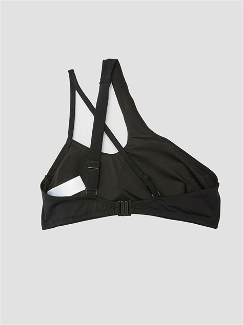 LCW DREAM Siyah Düz Straplez Bikini Üstü S AS Z CVL LCW
